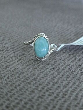 Shivam Sterling Silver🤍 Amazonite Ring💍 - NWT